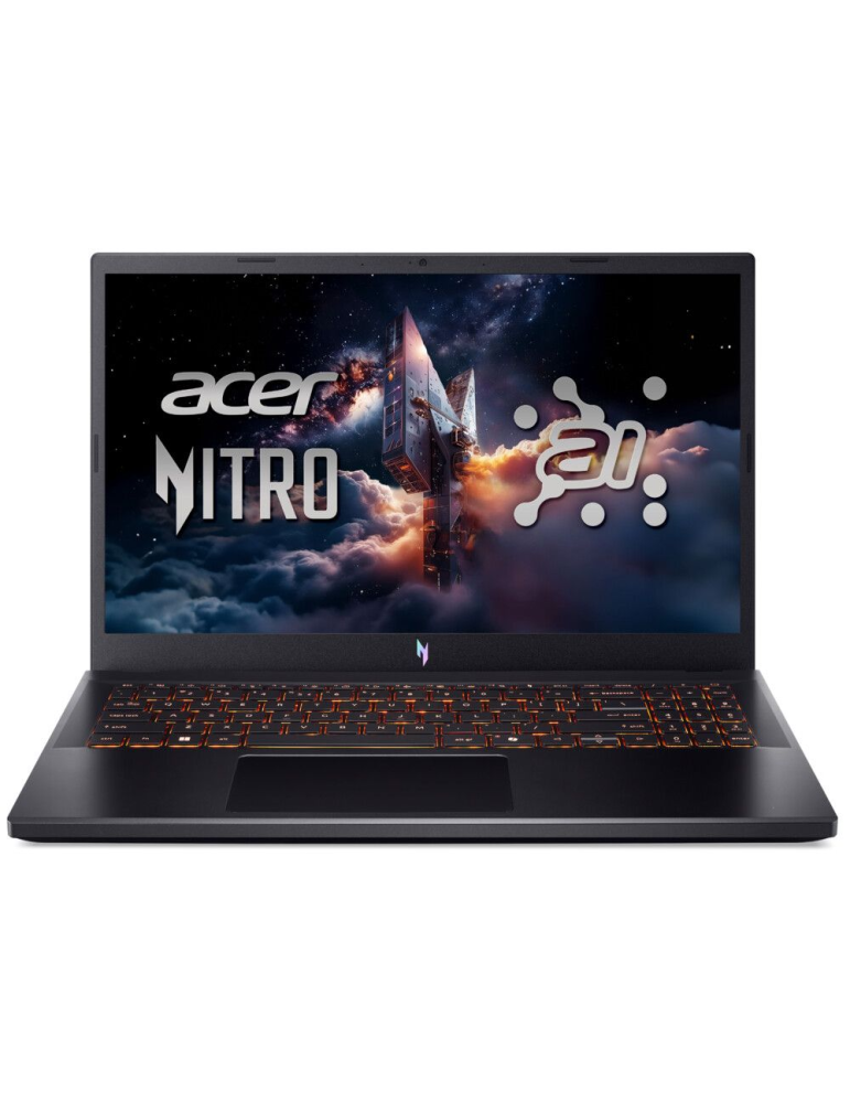 Лаптоп ACER Nitro ANV15-42-R723, 15.6" Full HD 165Hz, AMD Ryzen 7 7445HS, RTX 3050 6GB, 16GB DDR5 5600MHz, 512GB SSD, ESHELL - NH.U32EX.005 - 1