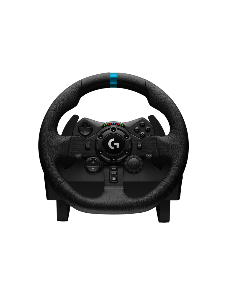 Геймърски волан LOGITECH G923, със скоростен лост, за PS4/PS5/PC, с кабел, USB, черен - 991-000531 - 3