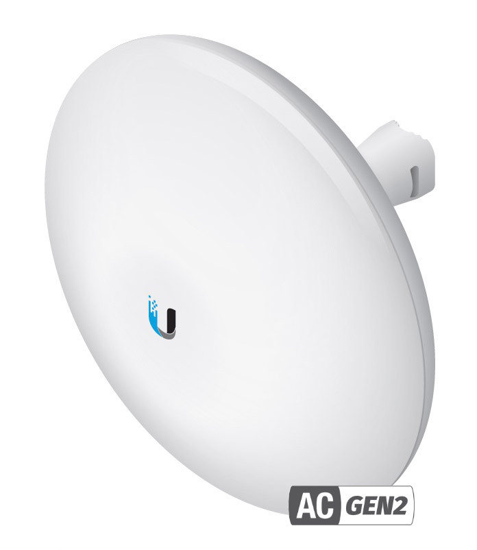 Антена Ubiquiti NanoBeam 5AC Gen2 NBE-5AC-Gen2, 5GHz, 19 dBi, Външна, Pole Mount - 1