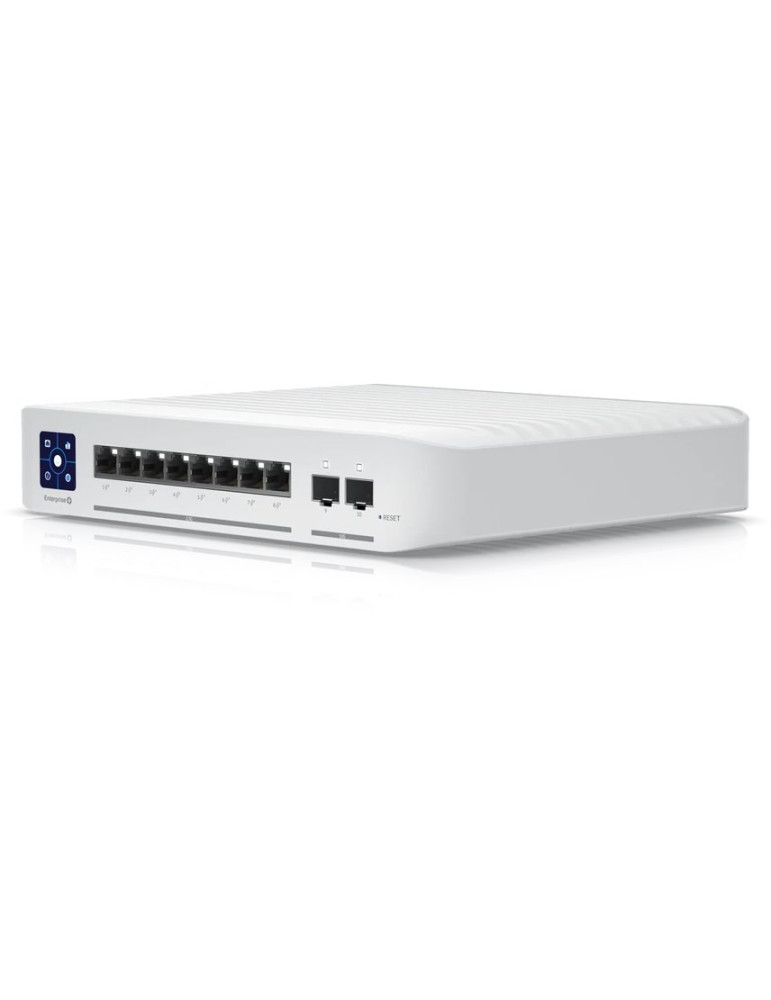 Мрежов комутатор Ubiquiti USW Enterprise 8 PoE, 8x 2.5G LAN портове, PoE+ захранване, 1U Rackmount - USW-Enterprise-8-PoE - 2