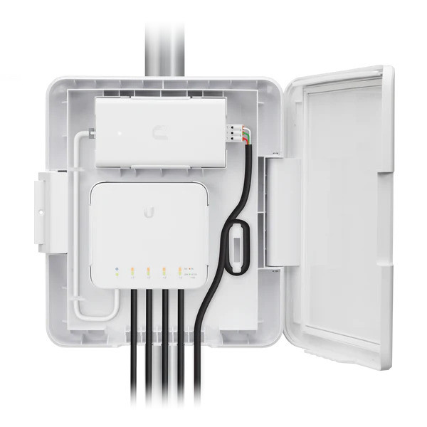 Мрежов комутатор Ubiquiti USW-Flex-Utility, 5-портов управляем, 10/100/1000 Mbps, PoE - 5