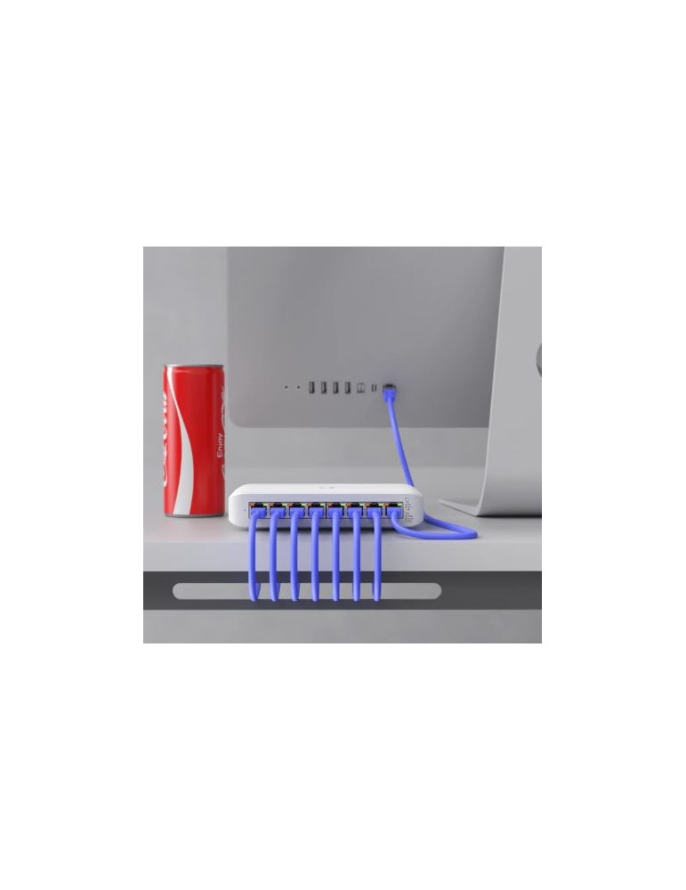 Мрежов комутатор Ubiquiti Lite 8 PoE, 8x 10/100/1000 Mbps RJ45 портове, SFP слотове, управляем, 16 Gbps капацитет - USW-Lite-8-POE - 4