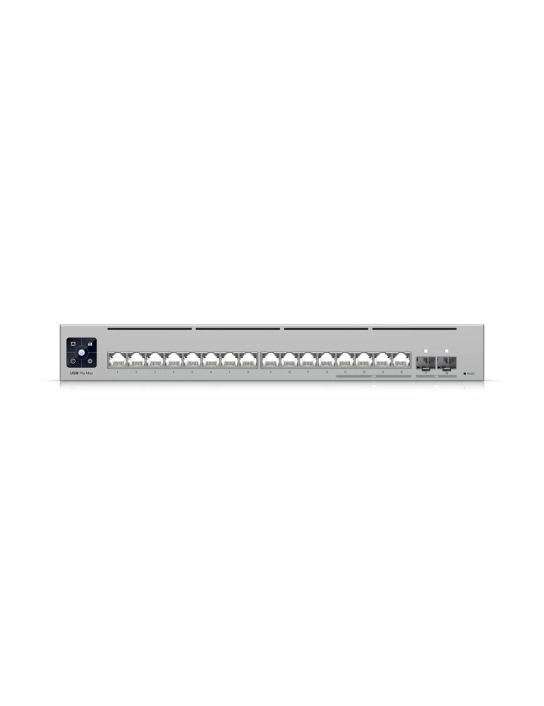 Мрежов комутатор Ubiquiti UniFi Switch Pro Max 16, 16x 1GbE порта, PoE, 42 Gbps пропускливост - USW-Pro-Max-16 - 5
