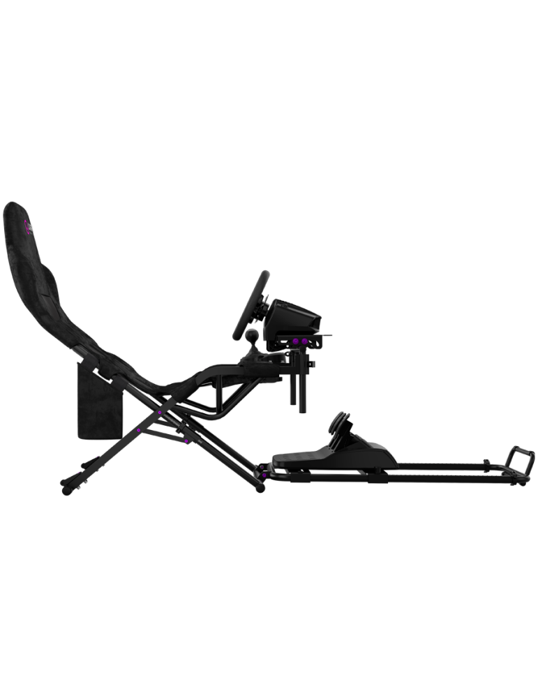 Геймърски стол Sim Racing Cockpit LORGAR FLEX RAF1, Сгъваем, 150x72x113 см, с поддръжка на direct drive волани и монтажи за shifter и handbrake - LRG-RAF1 - 5