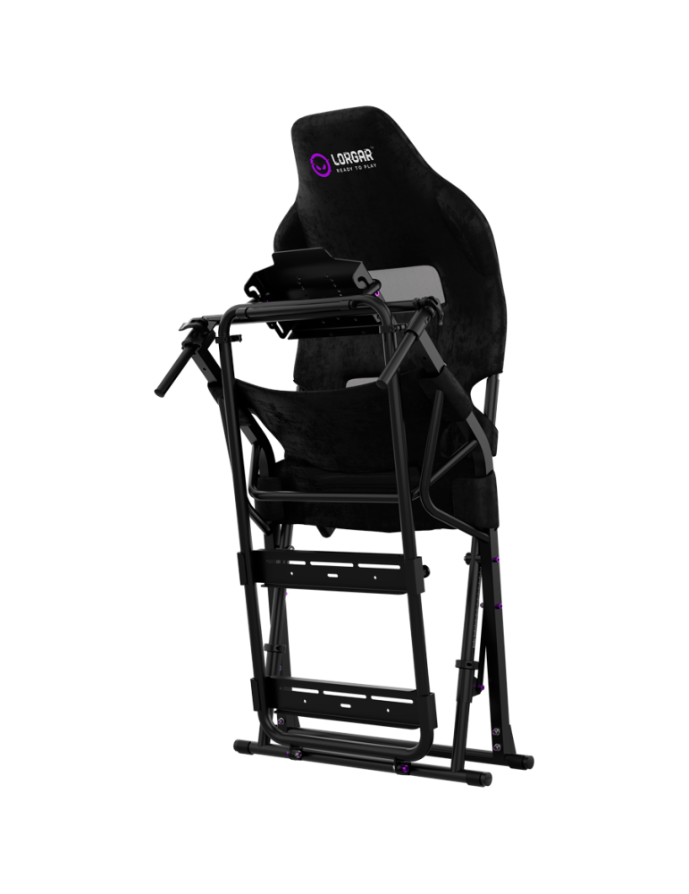 Геймърски стол Sim Racing Cockpit LORGAR FLEX RAF1, Сгъваем, 150x72x113 см, с поддръжка на direct drive волани и монтажи за shifter и handbrake - LRG-RAF1 - 6