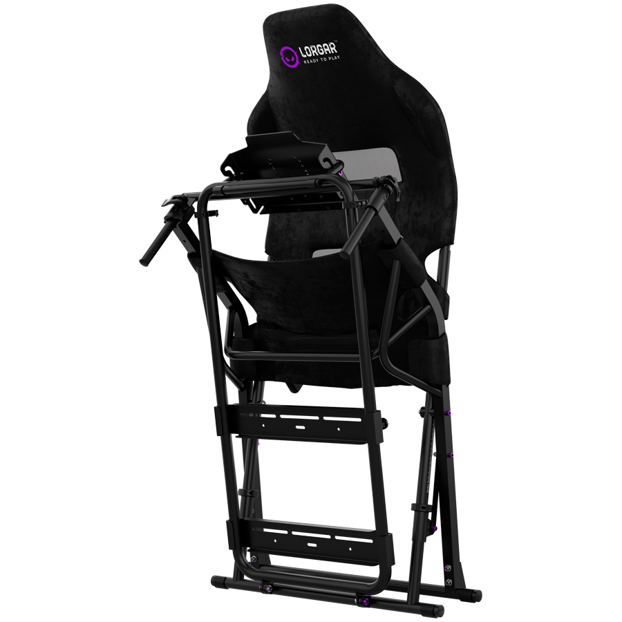 Геймърски стол Sim Racing Cockpit LORGAR FLEX RAF1, Сгъваем, 150x72x113 см, с поддръжка на direct drive волани и монтажи за shifter и handbrake - LRG-RAF1 - 6