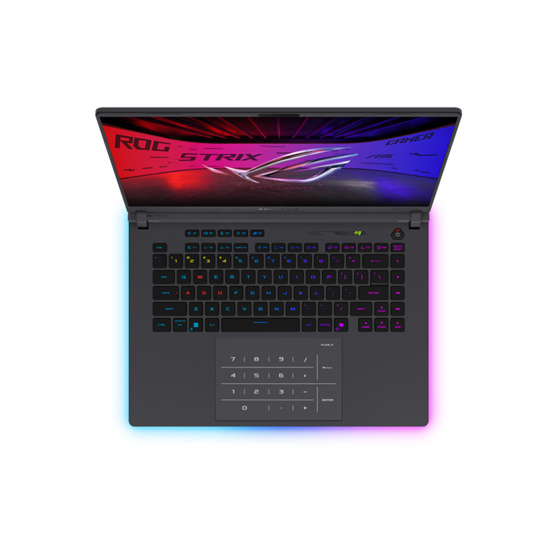 Лаптоп ASUS ROG STRIX G16 G615JMR-RV063, 16" FHD+ 165Hz, Intel Core i7-14650HX, NVIDIA GeForce RTX 5060 8GB, 32GB DDR5, 1TB SSD, Без ОС - 90NR0LB1-M00530 - 4