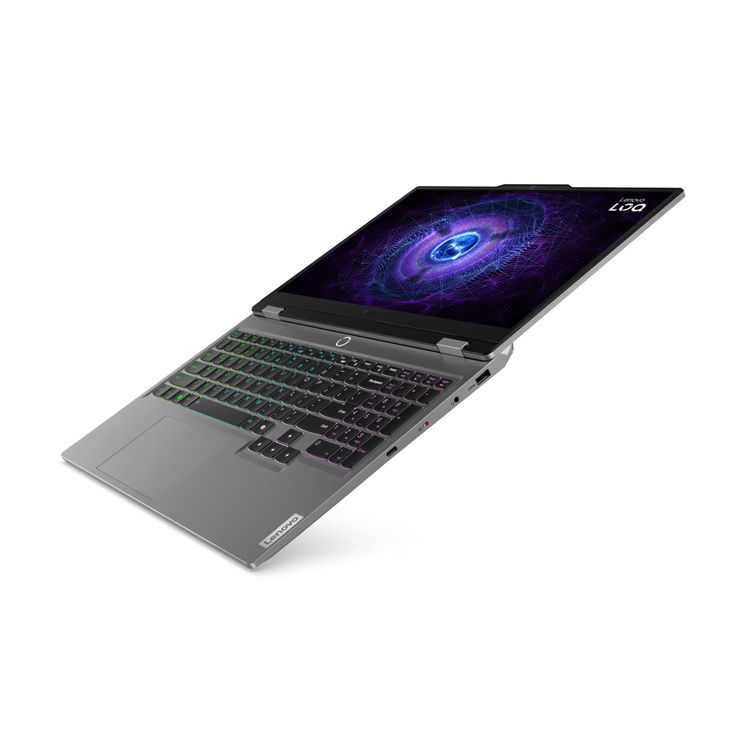 Лаптоп LENOVO LOQ 15IRX9, 15.6" Full HD IPS 144Hz, Intel Core i5-13450HX, NVIDIA GeForce RTX 3050 6GB, 16GB DDR5, 512GB SSD, Без ОС - 83DV01GKBM - 4