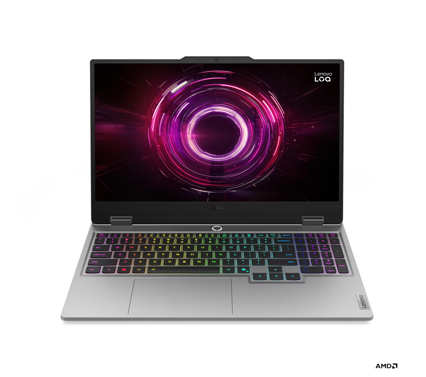 Лаптоп Lenovo LOQ 15AHP10, 15.6" Full HD IPS 144Hz, AMD Ryzen 7 250, RTX 5060 8GB, 32GB DDR5, 1TB SSD, Без OS - 83JG00EDBM - 1
