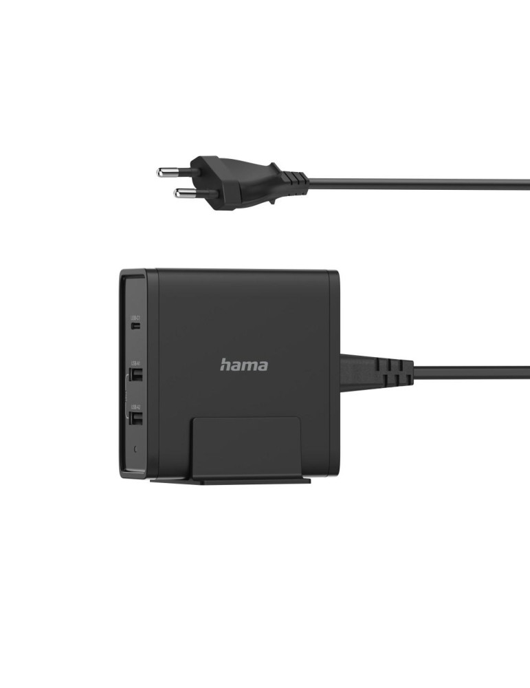 Зарядно устройство HAMA, 3 порта USB-C/USB-A, 65W PD, 5-20V - HAMA-200017 - 1