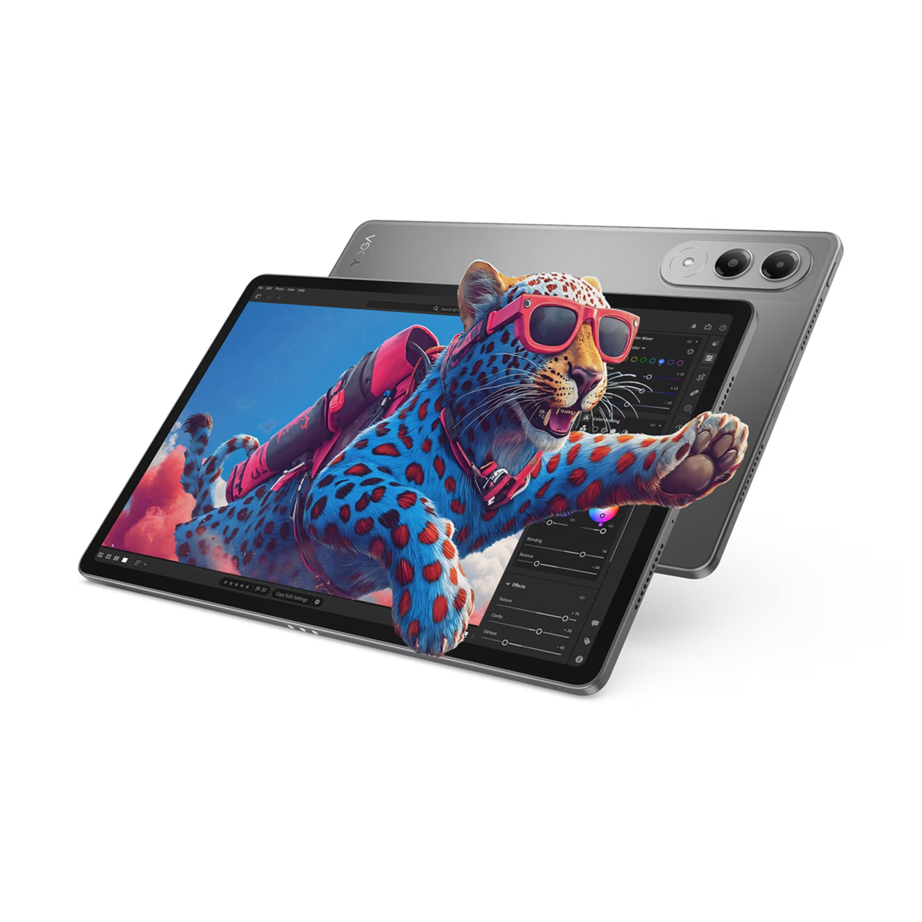 Таблет Lenovo Yoga Tab TB710FU, 11.1" 3.2K LTPS 144Hz, Snapdragon 8 Gen 3, 12GB LPDDR5X, 256GB UFS 4.0, Android 15 - ZAG60036GR - 2