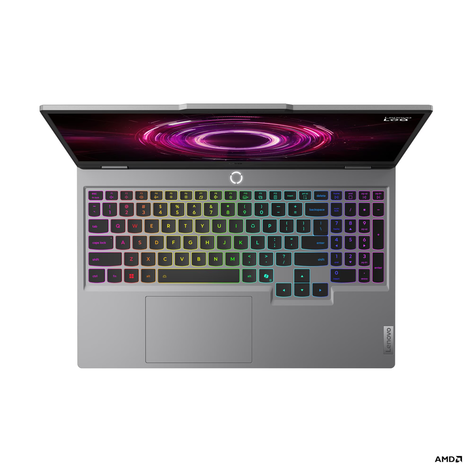 Лаптоп Lenovo LOQ 15AHP10, 15.6" FHD IPS 144Hz, AMD Ryzen 7 250, RTX 5050 8GB, 16GB DDR5, 1TB SSD, Без OS - 83JG00EABM - 8