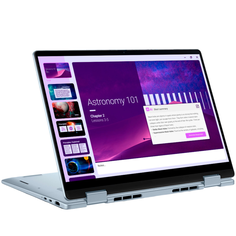 Лаптоп Dell 14 Plus 2-in-1, 14.0" FHD+ Touch, Intel Core Ultra 5 226V, 16GB LPDDR5X, 512GB SSD, Windows 11 Pro - DB04250_LNL_202_US_WINF - 1