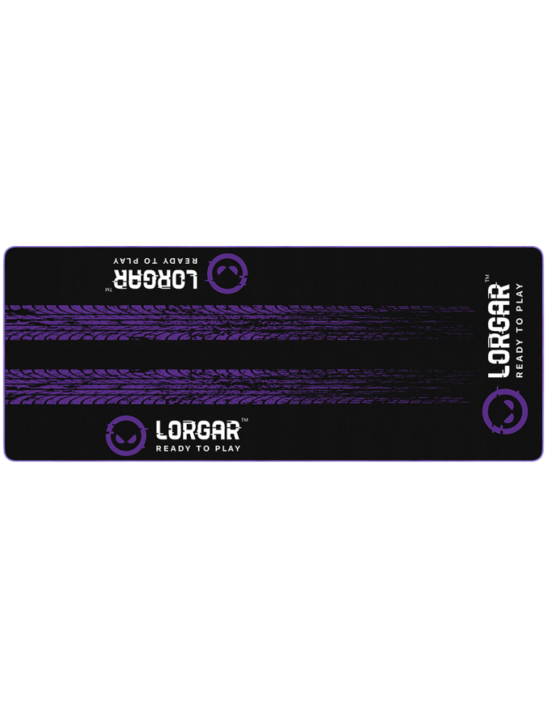 Професионална защитна подложка за под LORGAR RX1FM Sim Racing Floor Mat Advanced, 1700x700x3mm, Черно/лилаво - LRG-RX1FM - 1