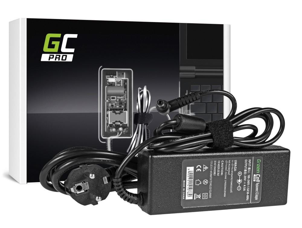 Универсално захранване GREEN CELL, 20V 4.5A 90W за TOSHIBA/ASUS/Fujitsu - GC-FUJITSU-ADAPTER-AD13P - 1