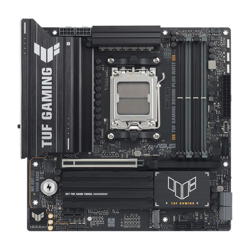 Дънна платка ASUS TUF Gaming B850M-Plus WiFi7, 4xDDR5, 3xM.2, 4xSATA3, WiFi 7 - 90MB1MU0-MOEAY0 - 2