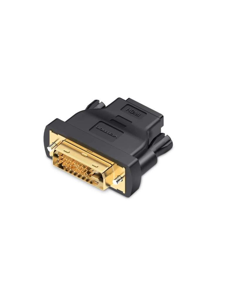 Преходник Vention, DVI 24+1 Мъжски към HDMI Женски, Екраниран, Позлатени конектори - ECDB0 - 1