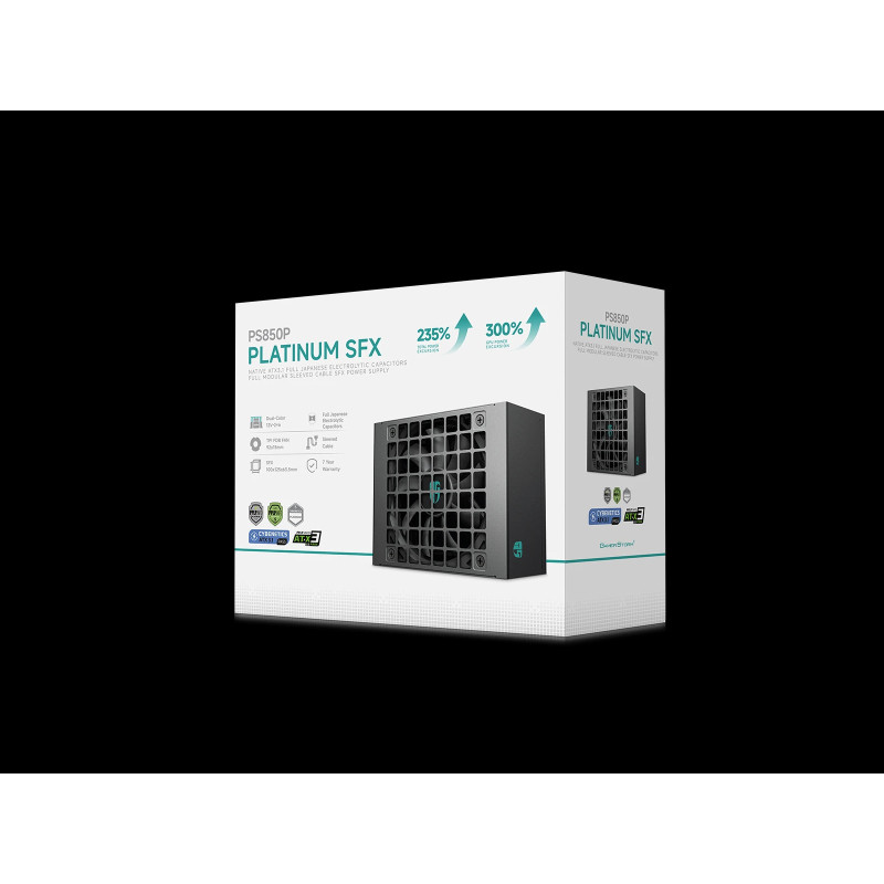 Модулно захранване DeepCool PS850P, 850W SFX 3.1 80PLUS Platinum - R-PS850P-FE0B-JGEU - 8