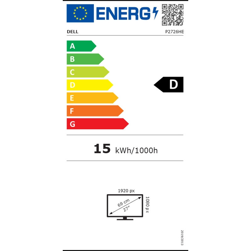Монитор Dell P2726HE, 27" Full HD IPS, 120Hz - 7