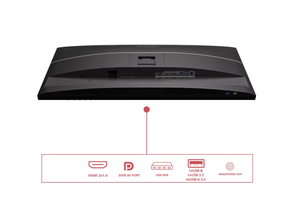 Монитор AOC Q32E4U, 31.5" 2K IPS 100Hz - 6