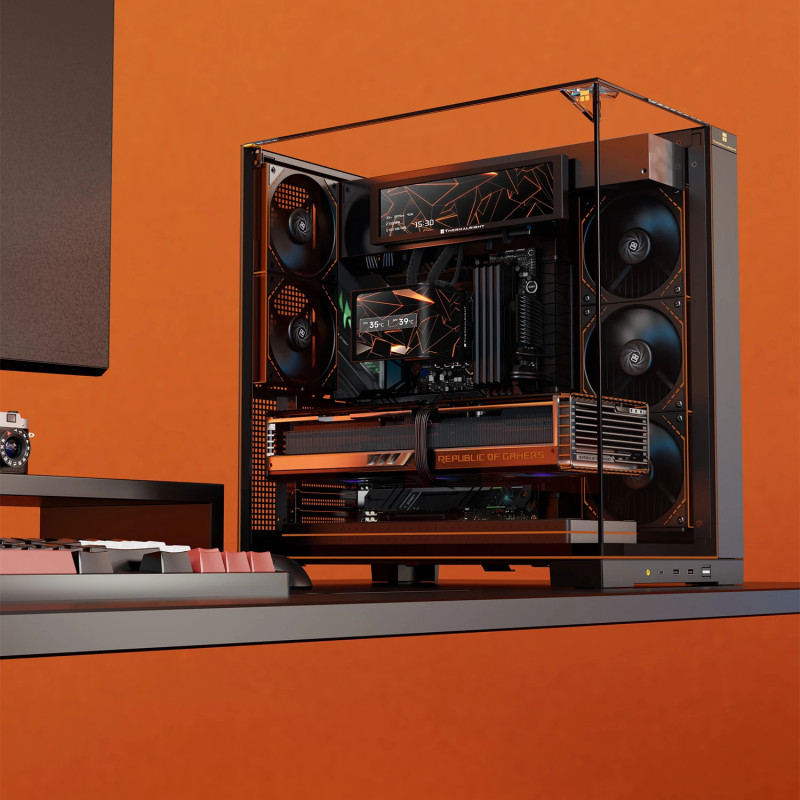 Водно охлаждане за процесор Thermalright Levita Vision 360 ARGB, 360mm Curve AMOLED Display - LEVITA-VISION-360-ARGB-BK - 5