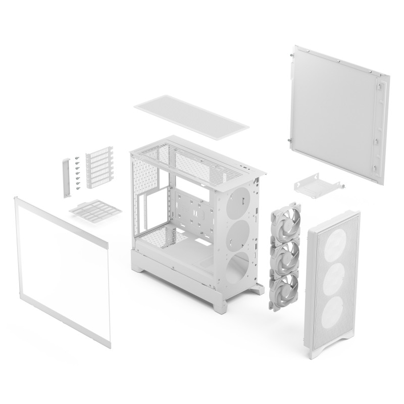 Кутия за компютър FRACTAL DESIGN Pop 2 Air, White TG RGB - FD-C-POA2A-04 - 10