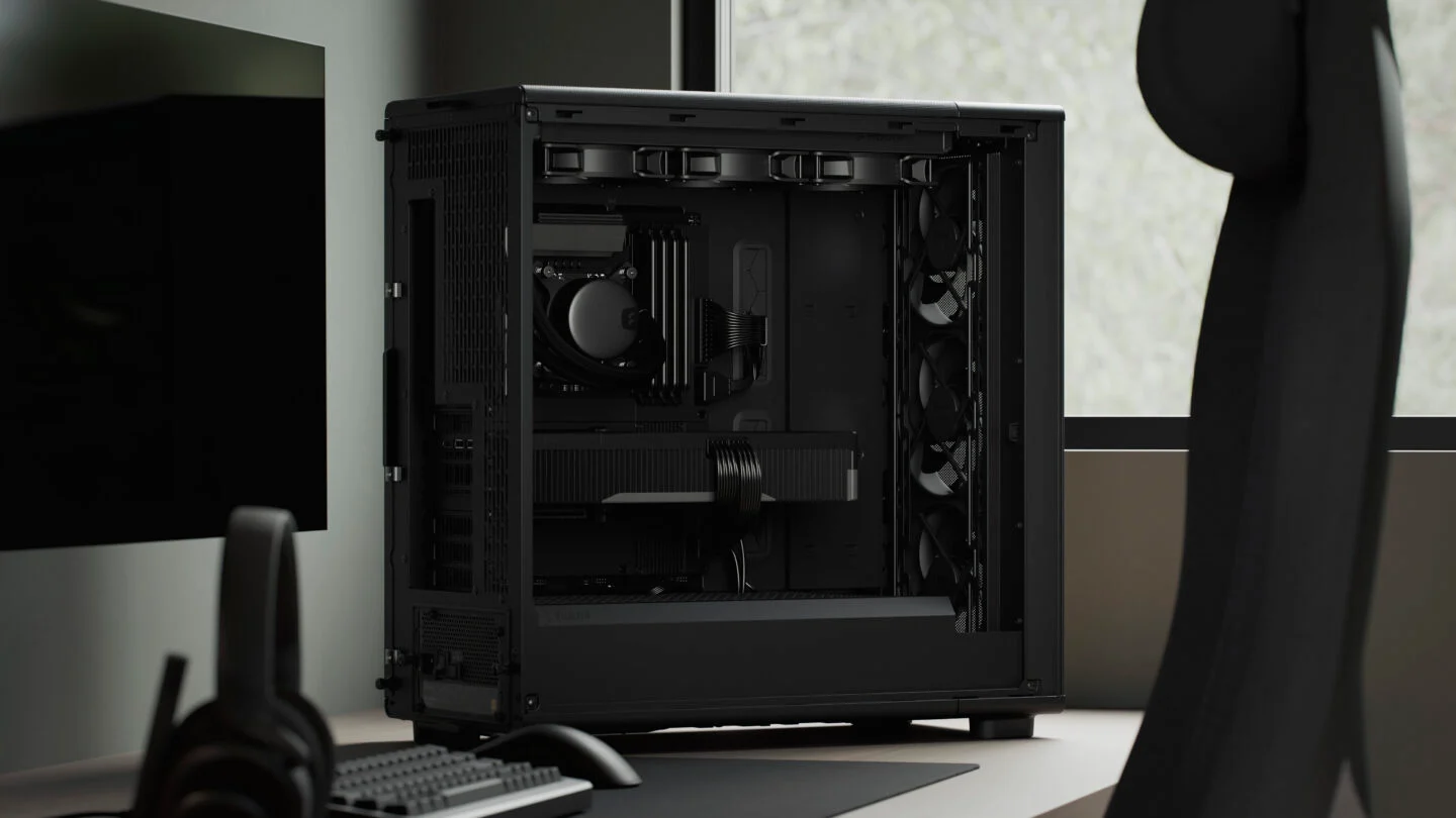 Кутия за компютър Fractal Design Epoch XL Black Solid - FD-C-EPO1X-01 - 3