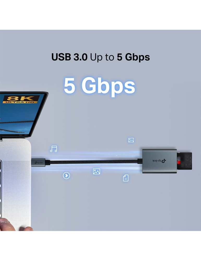 Четец на карти USB TP-Link UA440C, SD/microSD - UA440C - 7