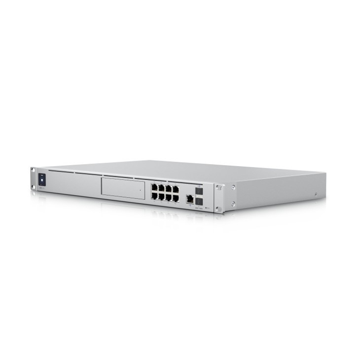 Управляем комутатор Ubiquiti UDM-SE, 8 порта 10/100/1000 Mbps, Quad ARM Cortex-A57 1.7 GHz, 4GB RAM, UniFi OS - 1