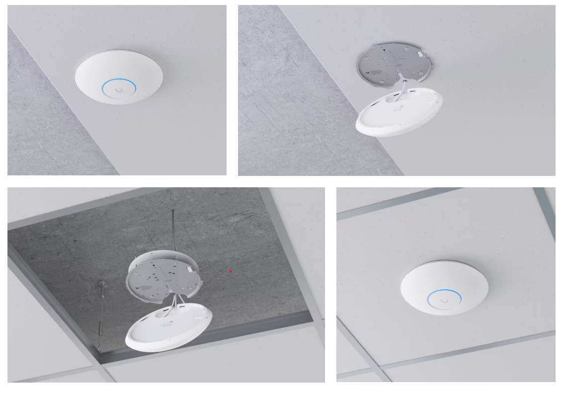 Точка за достъп Ubiquiti U7 Pro, 5 GHz, 2x2 MIMO, 1x 2,5 GbE - U7-PRO - 8