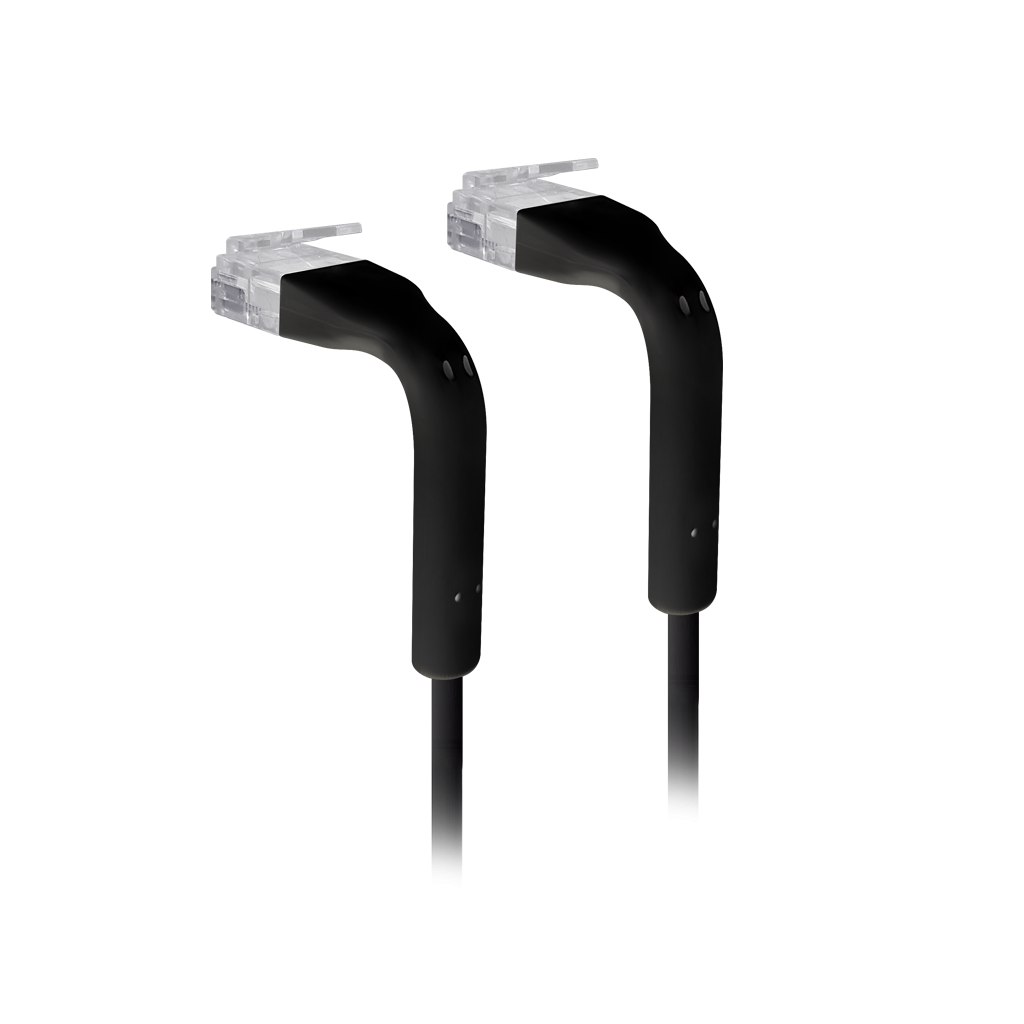 Мрежов кабел Ubiquiti UniFi, 0.3м RJ45 черен - U-Cable-Patch-0.3M-RJ45-BK - 1