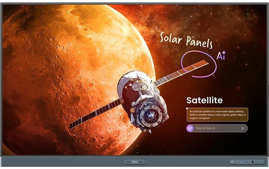 Професионален интерактивен дисплей BenQ RP8605, 86" 4K UHD (3840 x 2160) Infrared Touch, Android 11 - 9H.FC3TC.DE - 1