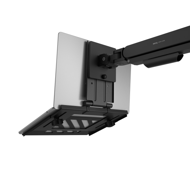 Поставка за лаптоп BenQ LTB01, 12"-17", Подвижна, VESA 75x75, Черна - 5A.A3F44.LBW - 2