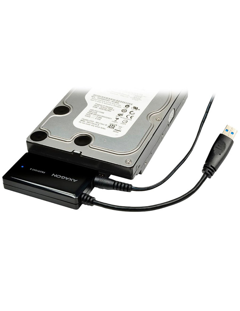 USB to SATA адаптер AXAGON ADSA-FP3, USB 3.0 към SATA 6G, с захранващ адаптер - 2