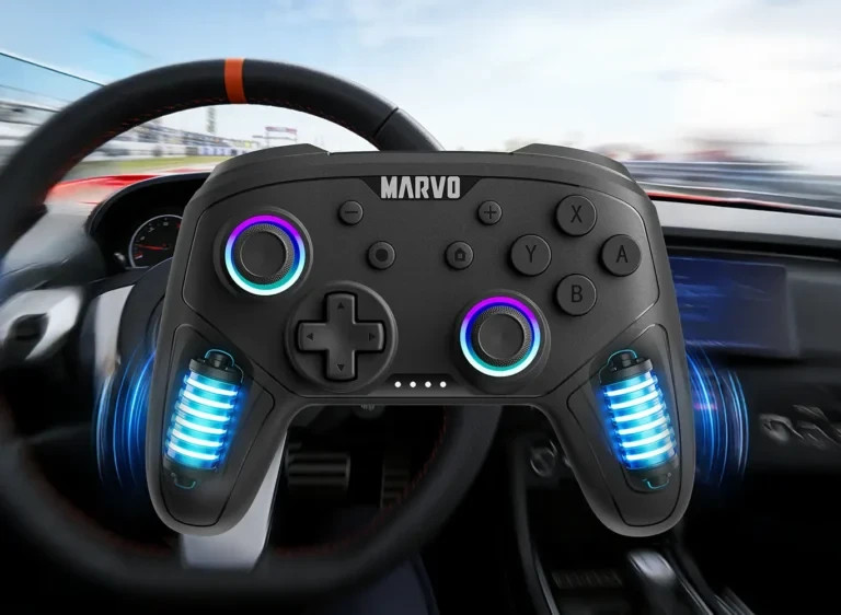 Геймпад Marvo GT-80, Безжичен, Вибрация, 19 бутона - MARVO-GT-80 - 8