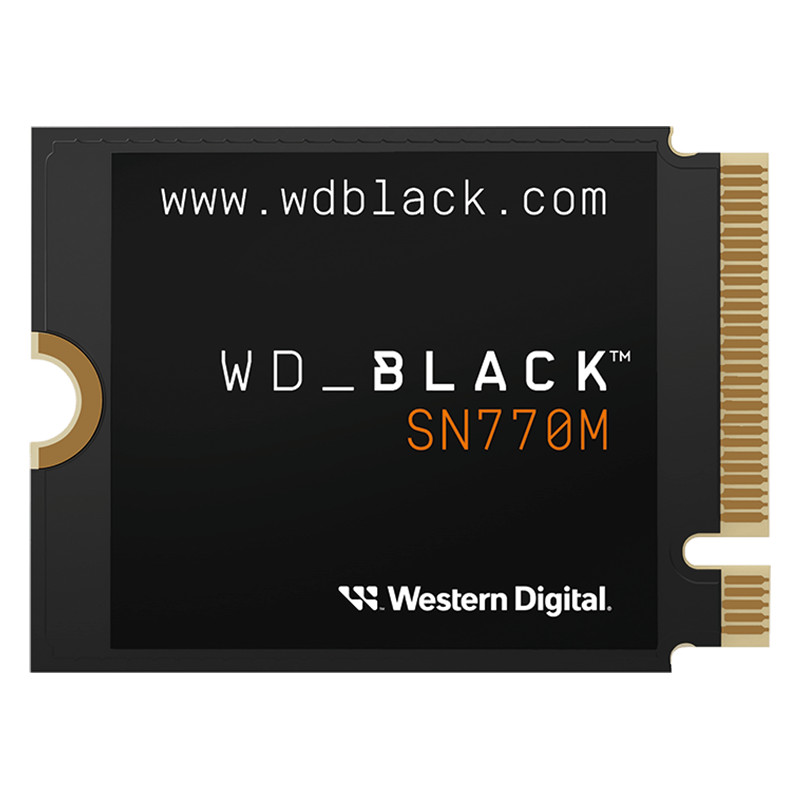 SSD диск Western Digital WD Black SN770M, 2TB M.2 2230 PCIe Gen4 NVMe 5150/4850 MBps - WDS200T3X0G-00CHY0 - 1
