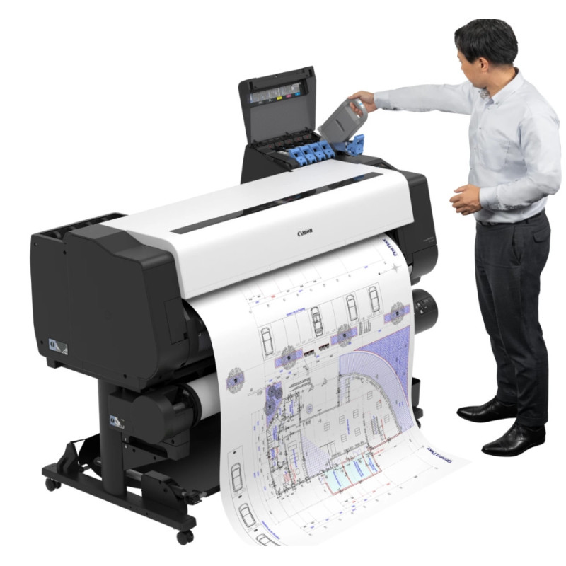 Мастилоструен плотер Canon imagePROGRAF TX-3200, 914mm (36"), 2400 x 1200 dpi, 6-цветен пигментен - 6854C003AA - 8