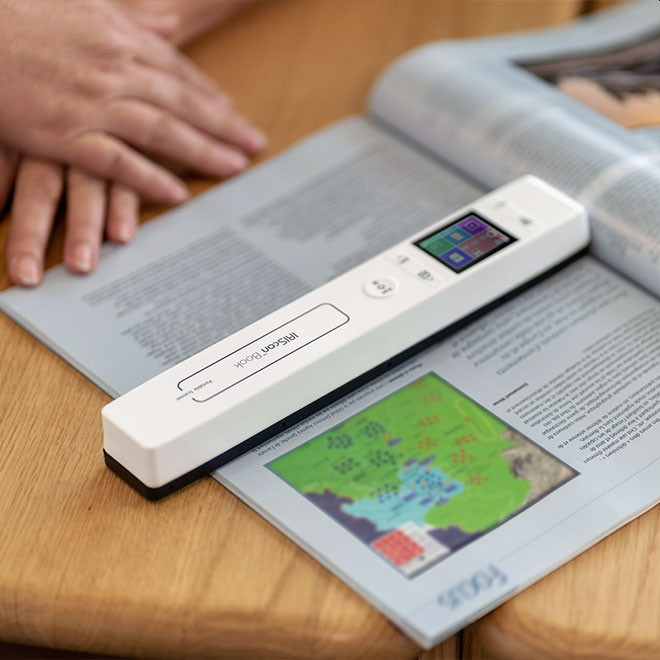 Скенер IRIS IRIScan Book 7 Dyslexic, A4, 300-1050 dpi, USB Type-C, MicroSD - 464678 - 5