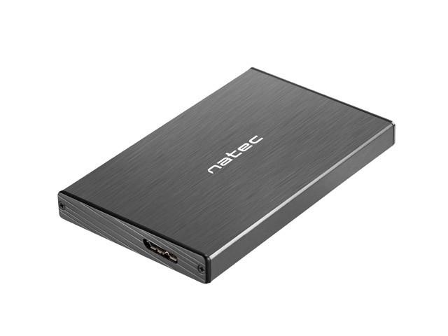Кутия за твърд диск NATEC Rhino Go, 2.5" SATA, USB 3.0, Черна - NKZ-0941 - 1