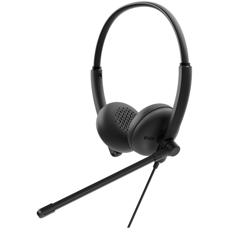 Слушалки Dell WH125, USB-A, черни - 520-BBLV - 1