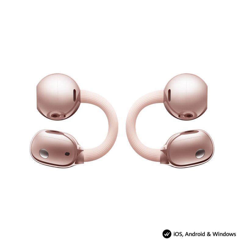 Bluetooth слушалки Huawei FreeClip 2 Robin-T10, Open-ear, Bluetooth 6.0, Rose gold - 6942103178733 - 2