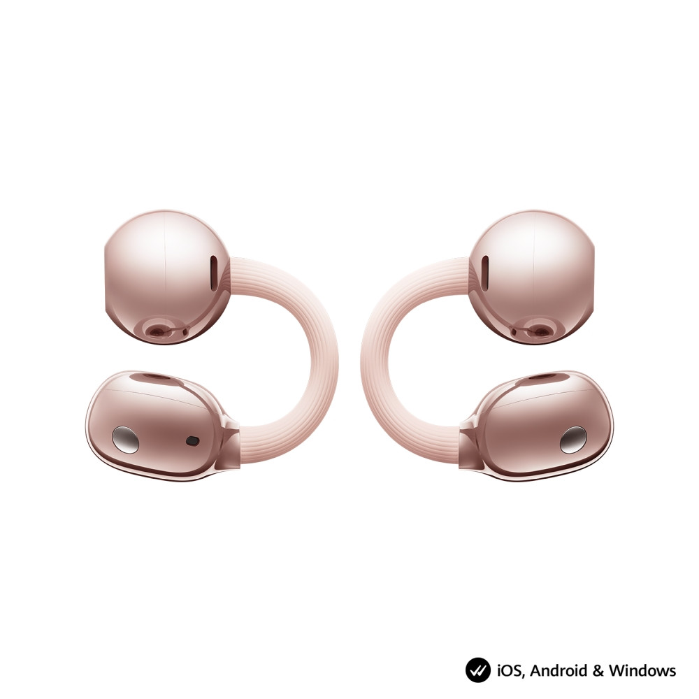 Bluetooth слушалки Huawei FreeClip 2 Robin-T10, Open-ear, Bluetooth 6.0, Rose gold - 6942103178733 - 2