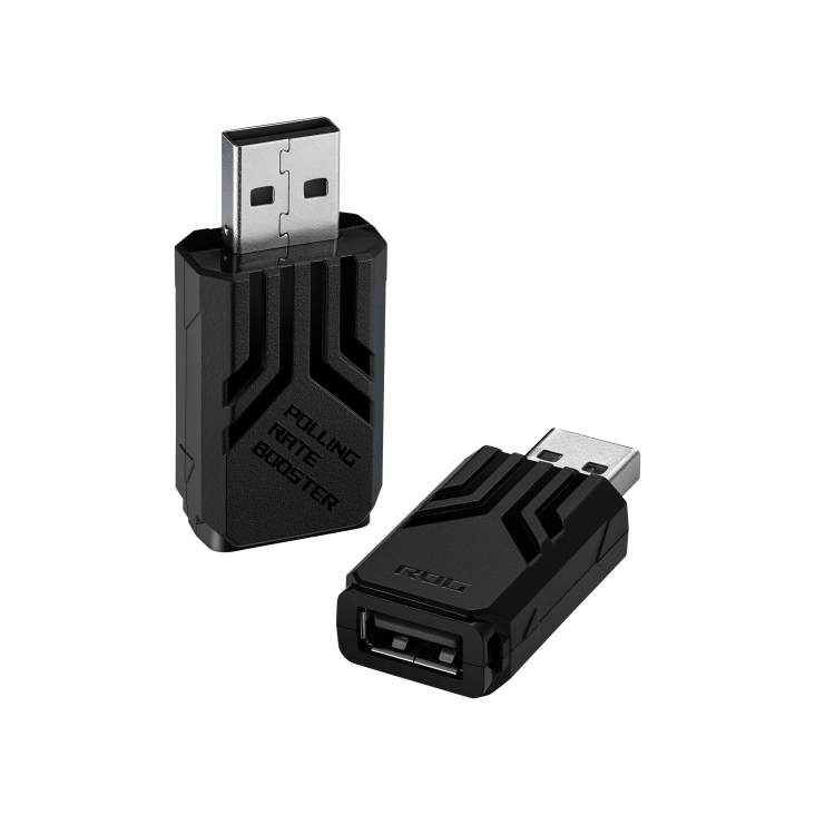 Геймърски аксесоар Asus ROG Polling Rate Booster, USB 2.0, Черен - 90MP03T0-BRUA00 - 1