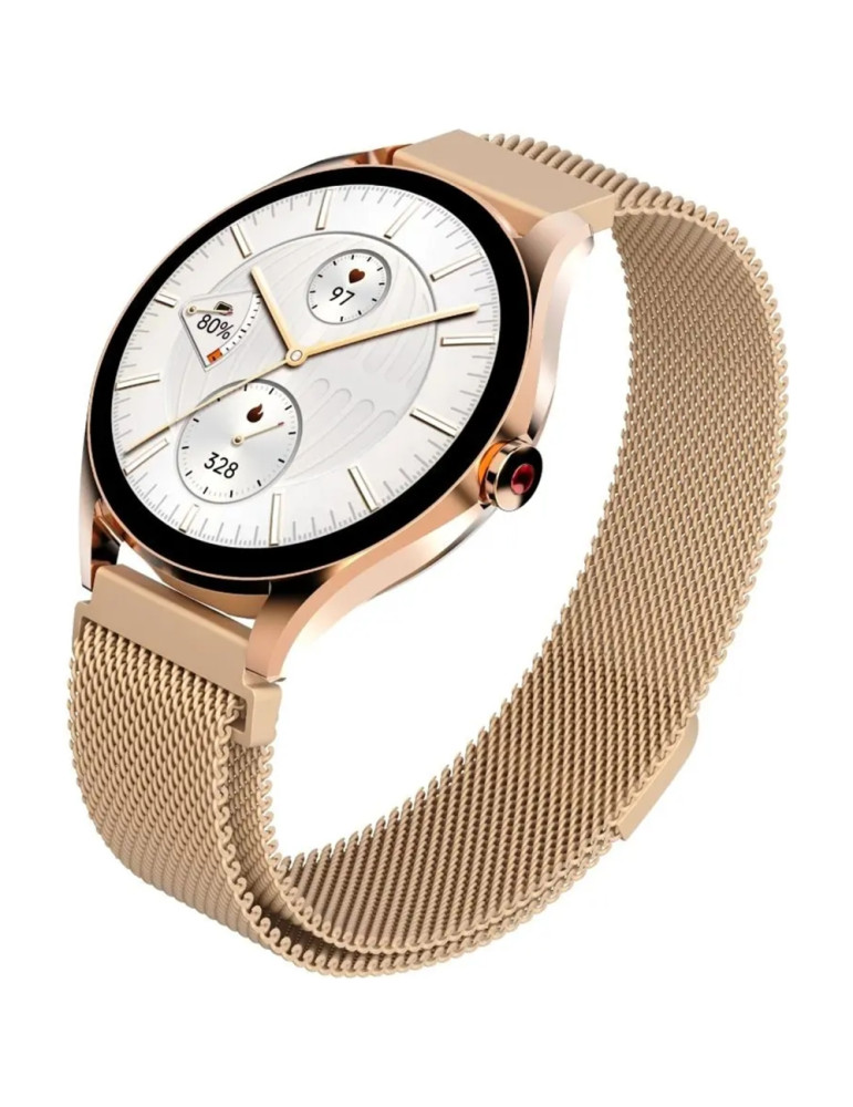 Смарт часовник HiFuture Aura2, 1.32" AMOLED 466x466, Realtek 8773EWE-VP, 256MB RAM, Bluetooth 5.3, IP68 - 6972576182548 - 1