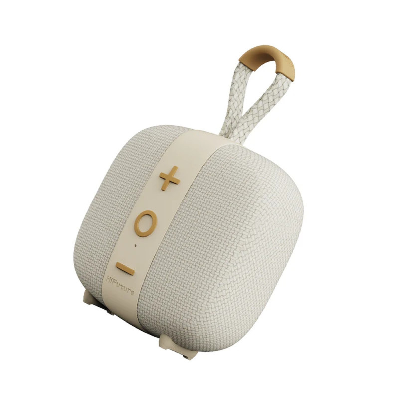 Bluetooth тонколонка HiFuture LINO S, 12W, IPX7, 10h батерия, Latte - 6972576182876 - 1