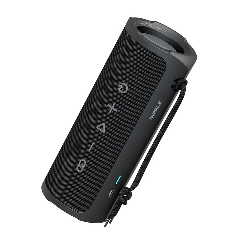 Bluetooth Тонколонка HiFuture Ripple Black, 20W+10W, IPX7 водоустойчивост, Bluetooth 5.3, 12h батерия - 6972576181039 - 5