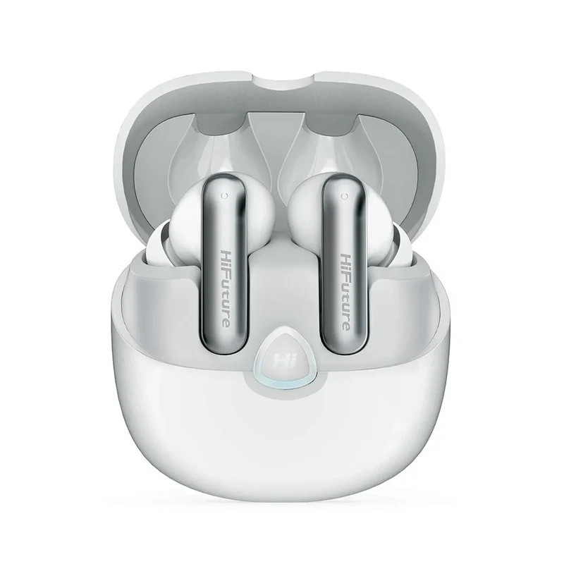 Безжични слушалки HiFuture SonicAir, White, In-ear, Bluetooth 5.3, 4 микрофона, 35 часа автономия - 6972576181664 - 1