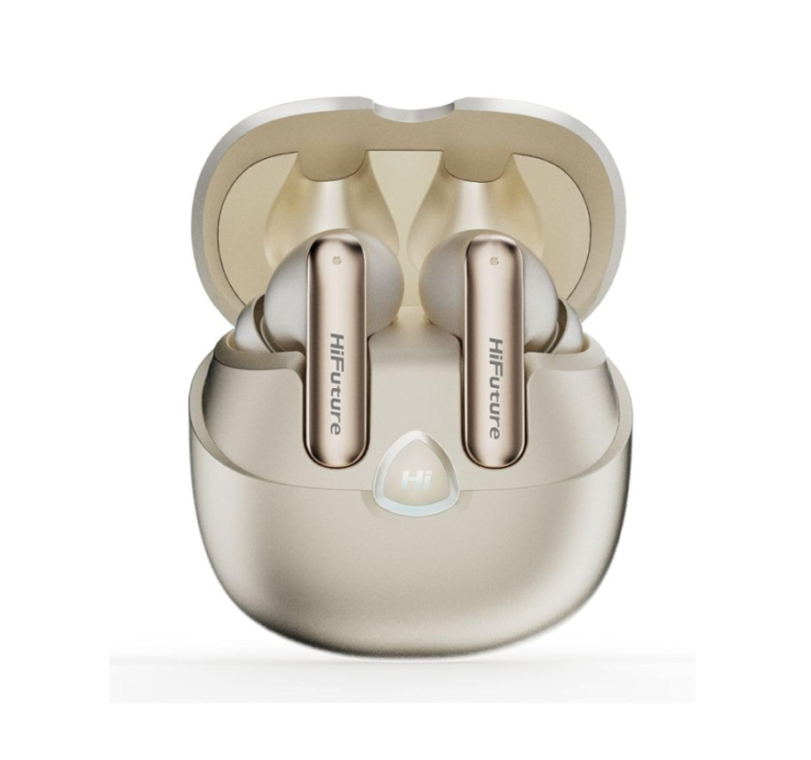 Безжични слушалки HiFuture SonicAir, In-ear, Bluetooth 5.3, 35 часа работа, 10mm драйвер, Champagne Gold - 6972576181671 - 1
