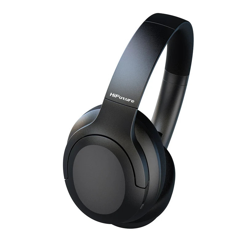 Bluetooth  слушалки HiFuture FutureTour, Wireless 5.2, Active Noise Cancelling, 25 часа работа, черен - 6972576180964 - 3