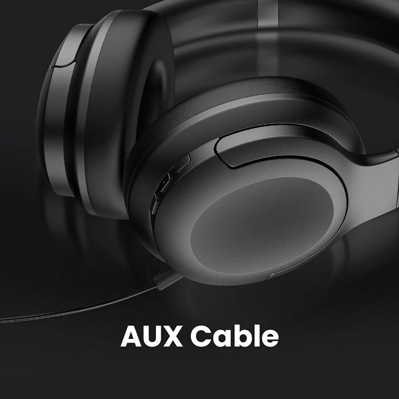 Bluetooth  слушалки HiFuture FutureTour, Wireless 5.2, Active Noise Cancelling, 25 часа работа, черен - 6972576180964 - 8